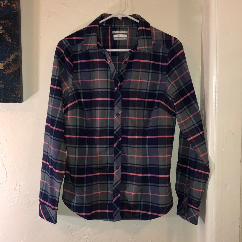 Columbia Omni-Wick Plaid Flannel Shirt